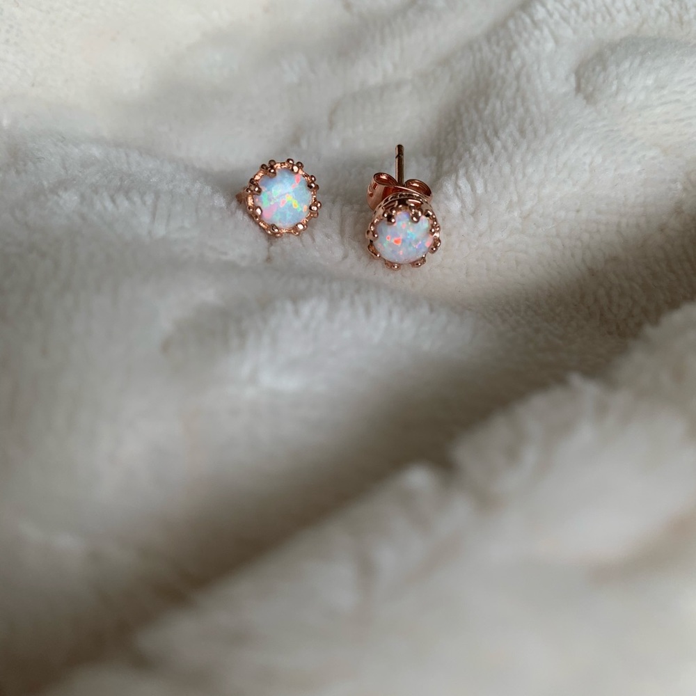 Opal studs